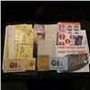 Image 1 : (2) Ink Blotter cards "Start with a Coin end with Security Ask for a Home Savings Coin-Bank"; brochu