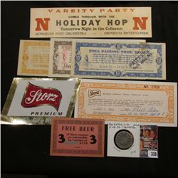 1920 era "Varsity Party Comes Through With The N Holiday Hop N Tomorrow Night in the Coliseum Monoha