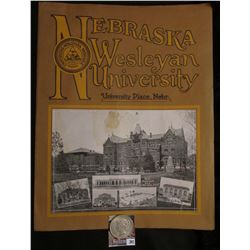 1923 recruiting Booklet "Nebraska Wesleyan University University Place, Nebr." 11" x 14"; & 1923 P U