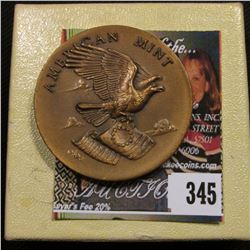 "American Mint", Bronze Medal minted by the Medallic Art Co., New York, reverse "American Mint Assoc