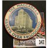 Image 1 : Celluloid Advertising Mirror "The Maccabees Assets over $40,000,000/America's Strongest Fraternal Be