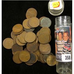 (46) 1913 P & (6) 13 D Lincoln Cents in a plastic tube.