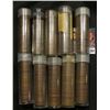 Image 1 : (10) Rolls of Old U.S. Wheat Cents in plastic tubes, each marked "OLD".