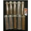Image 1 : (10) Rolls of Old U.S. Wheat Cents in plastic tubes, each marked "OLD".