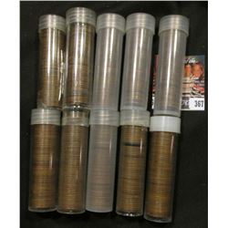 (10) Rolls of Old U.S. Wheat Cents in plastic tubes, each marked "OLD".