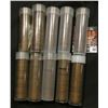 Image 1 : (10) Rolls of Old U.S. Wheat Cents in plastic tubes, each marked "OLD".