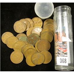 (18) 1924 P & (4) 24 S Lincoln Cents in a plastic tube.