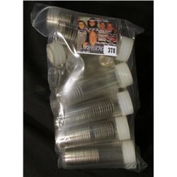 Several Partial Rolls of Brilliant Uncirculated Jefferson Nickels dating 1953-65. Approximately $18.