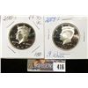 Image 1 : 2000S PF70 & 2003S Silver PF 70 Kennedy Half Dollars.