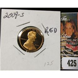2009 S Lincoln Cent, Proof 70 Red.