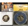 Image 1 : 1995 S PF70 & 2005 P ANACS slabbed MS69 Satin Finish Kansas Statehood Quarter.