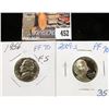 Image 1 : 2009 S PR70 Cameo and 1956 PR70 Jefferson Nickels.