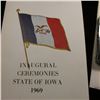Image 3 : 1969 Robert D. Ray Inaugural Ceremonies State of Iowa Program & Invitation; & an Iowa Souvenir Deck 