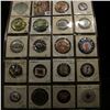 Image 1 : (20) Railroad & Transportation Theme Pin-backs dating back fifty or more years. 'Doc' valued this gr