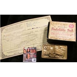 "Treasury Department-Internal Revenue United States Official Order Form-Opium, Coca Leaves, Opiates,