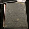 Image 2 : Civil War Era Tin Type in embossed leather case with gold-colored frame. Lid and box may not match.