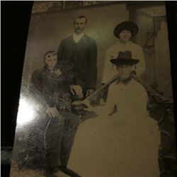 Group of Civil War era Tin types & Black and White Photos,Iowa Tailor, Iowa City, Iowa clothing tag;
