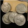Image 2 : Early Group of Jefferson Nickels dating back to 1938. Includes (6) 1938 P, 42 P, (5) 47P, (2) S, (6)