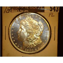 1880 S Morgan Silver Dollar, Deep Cameo Prooflike.