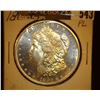 Image 1 : 1880 S Morgan Silver Dollar, Deep Cameo Prooflike.