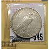 Image 3 : 1882 CC Morgan Silver Dollar, Almost Uncirculated.