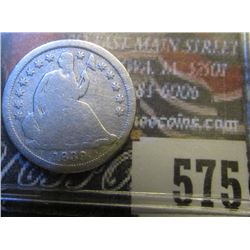 1839 O No Drapery U.S. Seated Liberty Half Dime, Good.