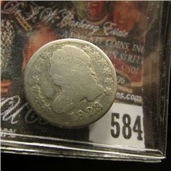 1823 Capped Bust Dime, AG-G.
