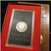 Image 1 : 1971 S Silver Proof Eisenhower Dollar in original case as issued.