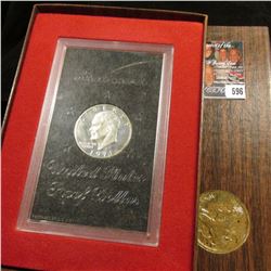1971 S Silver Proof Eisenhower Dollar in original case as issued.