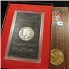 Image 1 : 1971 S Silver Proof Eisenhower Dollar in original case as issued.