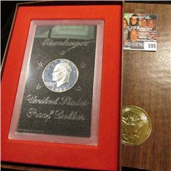 1972 S Silver Proof Eisenhower Dollar in original case as issued.
