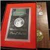 Image 2 : 1972 S Silver Proof Eisenhower Dollar in original case as issued.