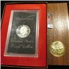 Image 1 : 1973 S Silver Proof Eisenhower Dollar in original case as issued.