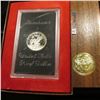 Image 2 : 1973 S Silver Proof Eisenhower Dollar in original case as issued.