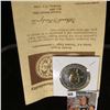 Image 1 : "Ronald Reagan Series AA "Double Eagle" Commemorative" with COA guaranteed to be layered in pure .99