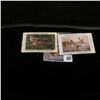 Image 2 : 1988 Iowa Wildlife Habitat Stamp, signed; & 1993 Iowa Migratory Waterfowl Stamp, unsigned.