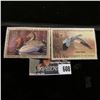 Image 1 : 1988 & 1993 Mint, unsigned U.S. Department of the Interior Migratory Waterfowl Stamps, some gum.