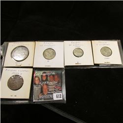 Five-piece set of U.S. Philippines World War II Coins including Silver.