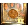 Image 1 : 197- D Lincoln Cent Mint error missing the last digit of date. AU with spots.