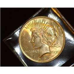 1923 P U.S. Peace Silver Dollar, Brilliant Uncirculated.