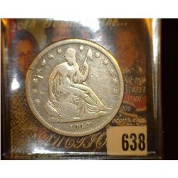 1840 Liberty Seated Half Dollar, Good+.