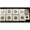 Image 1 : 1946S, 49P, (2) 54D, (2) 55D, 56D,& 59D Better grade Jefferson Nickels; & a Rare 1926 S Cent in Fine