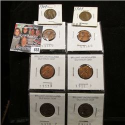 (8) Better Lincoln Cents including a 1909 P & P VDB in EF.