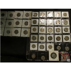 (6) 1943 U.S. Steel Cents; (34) Better Jefferson Nickels including several Silver War Nickels.
