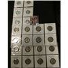 Image 1 : (6) WW II Steel Cents; & (16) Better Jefferson Nickels in holders.