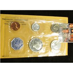 1964 P U.S. Proof Set in original cellophane and envelope.