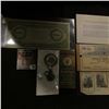 Image 3 : Match Book Cover "Budweiser King of Beer"; card "Uncirculated 40% Silver Eisenhower Dollar Coin"; Ti
