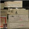 Image 3 : Several late 1800 or early 1900 Washington, D.C. or Georgetown, D.C. checks; several Crete, Ill. ear