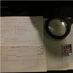 "Cedar Valley Creamery Co. Cedar Rapids, Iowa We buy Cream And Sell Cream Separators."; 1861 Stateme