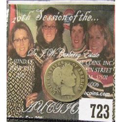 1898 O Barber Dime. G.